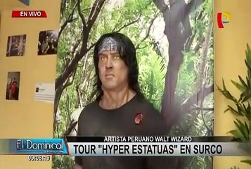Surco: artista peruano Walt Wizard presenta "Tour Hyper Estatuas"