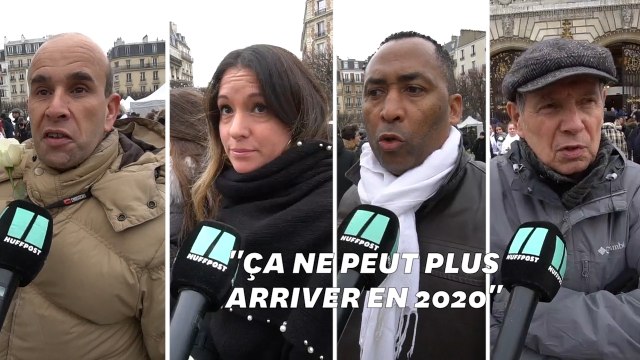 Les proches de Cédric Chouviat encore sous le choc à la marche blanche