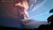Timelapse of Taal volcanic activity from Laurel, Batangas