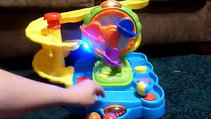 Review of Fisher Price Topzy Tumblers Twirlin' Tumblin' Fun Park - Awesome Cause and Effect Toy-