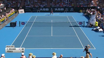 تنس: دورة أوكلاند: سيرينا تحقق لقبها الأوّل منذ عام 2017