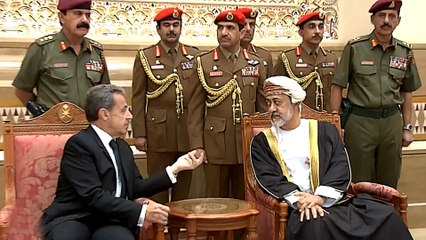 Oman's new leader receives dignitaries