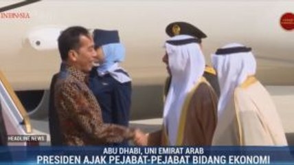 Jokowi Tiba di Abu Dhabi