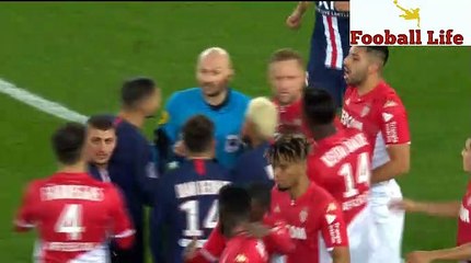 Martins G. Goal HD - Paris SG 1 -1 Monaco 12.01.2020
