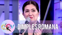 Dimples Romana becomes emotional | GGV