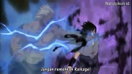 Sasuke menunjukkan amaterasu & susano'o pada Gaara | Sub indo
