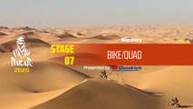 Dakar 2020 - Stage 7 (Riyadh / Wadi Al-Dawasir) - Bike/Quad Summary