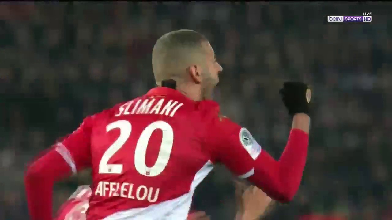 PSG 3-3 Monaco - GOAL: Slimani