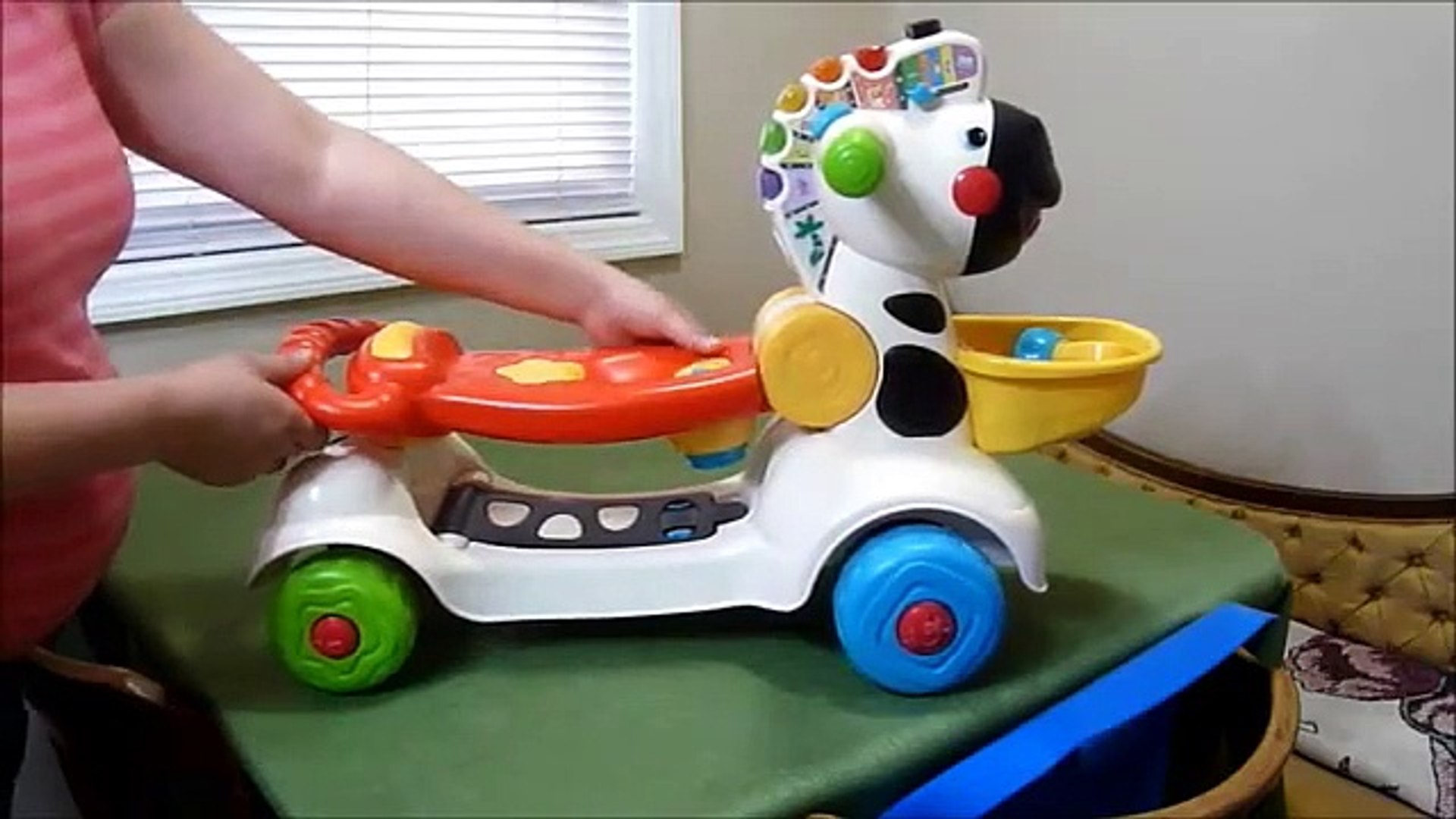 3 in 1 learning zebra scooter