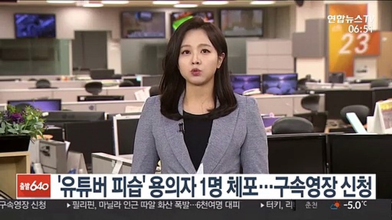 '유튜버 피습' 40대 용의자 1명 체포…구속영장 신청
