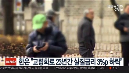 한은 "고령화로 23년간 실질금리 3%p 하락"