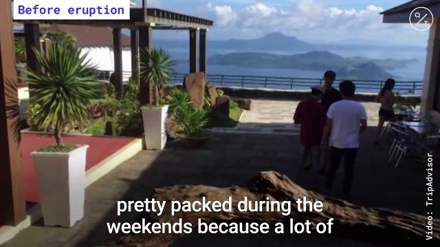 Witness Describes 'Column of Ash' from Taal Volcano Eruption Near Manila