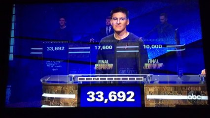 #JeopardyGOAT Game Match #3 Results: 21st Century Oscar Winner on Final Jeopardy with Funny Moments (1/9/20)