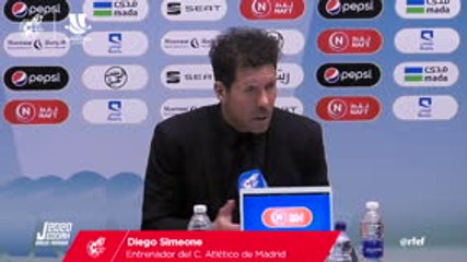 Simeone philosophical after Atleti beaten by Real in Super Cup