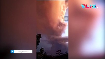 Gunung Taal Filipina Meletus, Petir Bertubi-tubi Teror Warga