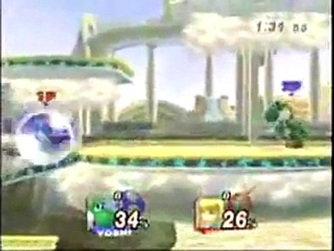 Super Smash Bros. Brawl - Yoshi VS Samus