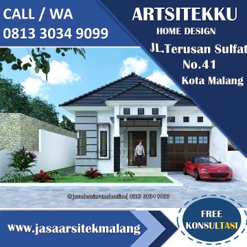 CALL / WA 0813 5828 2515 Contoh Rumah Minimalis Sederhana Banyuwangi