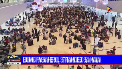 Libu-libong pasahero, stranded sa NAIA #TaalAlert #LagingHanda