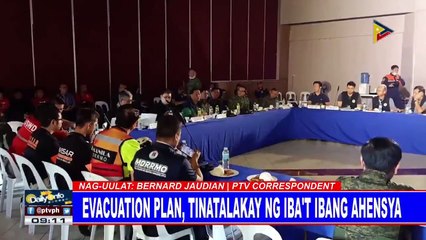 Evacuation plan, tinatalakay ng iba't ibang ahensya #TaalAlert #LagingHanda