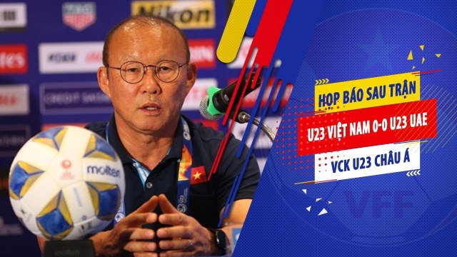 HLV Park Hang Seo cảm ơn học trò sau trận hòa trước UAE tại VCK U23 Châu Á 2020 | VFF Channel