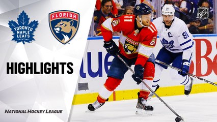 NHL Highlights | Maple Leafs @ Panthers 01/12/20