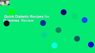 Quick Diabetic Recipes for Dummies  Review