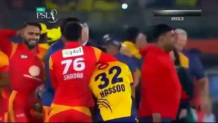 Shadab Khan And Hassan Ali Fight in PSL | Heavy fight in Cricket History | PSL