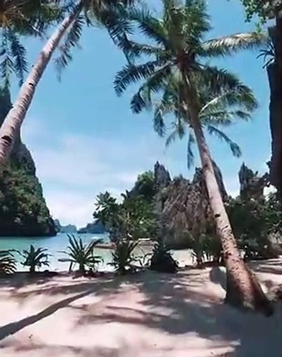 Philippines beach in Palawan