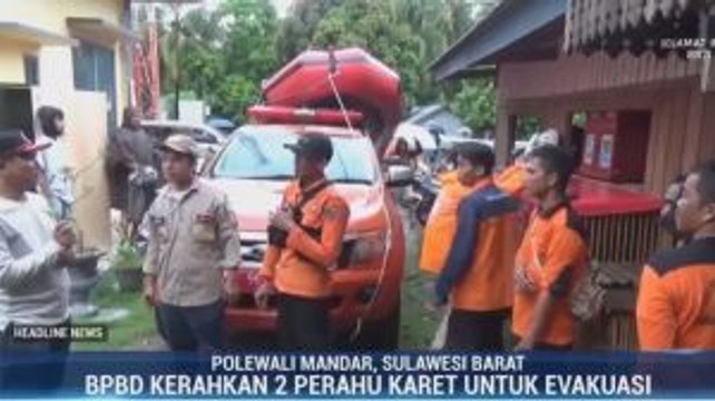 Banjir di Polewali Mandar Meluas, BPBD Evakuasi Warga