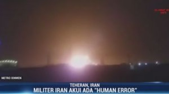 Iran Akui Tembak Pesawat Ukraina