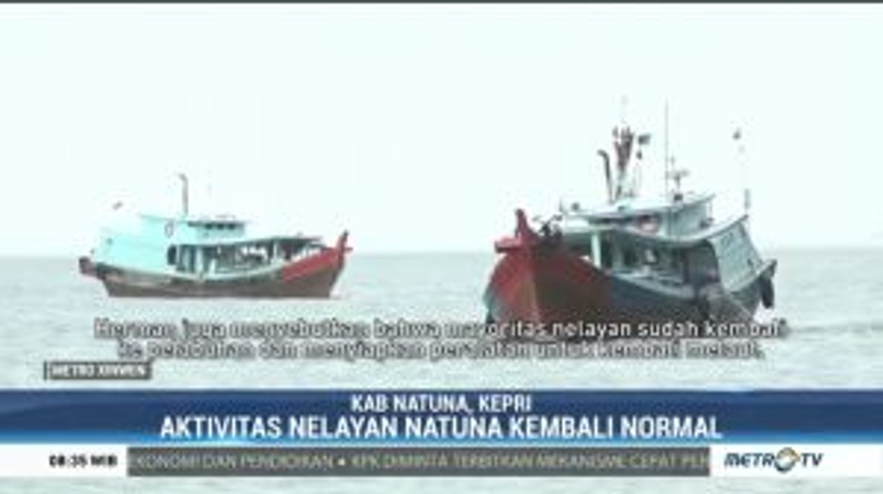 Aktivitas Nelayan Natuna Kembali Normal