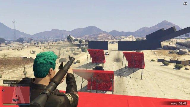 GTA V ONLINE - RPG + SNIPERS VS CARS + PLANE