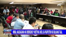 MMDA, nagsagawa ng emergency meeting ukol sa pagputok ng Bulkang Taal