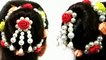 How to make handmade flower jewellery|Hair Accessory|Flower jewellery#Preeticreationsdda