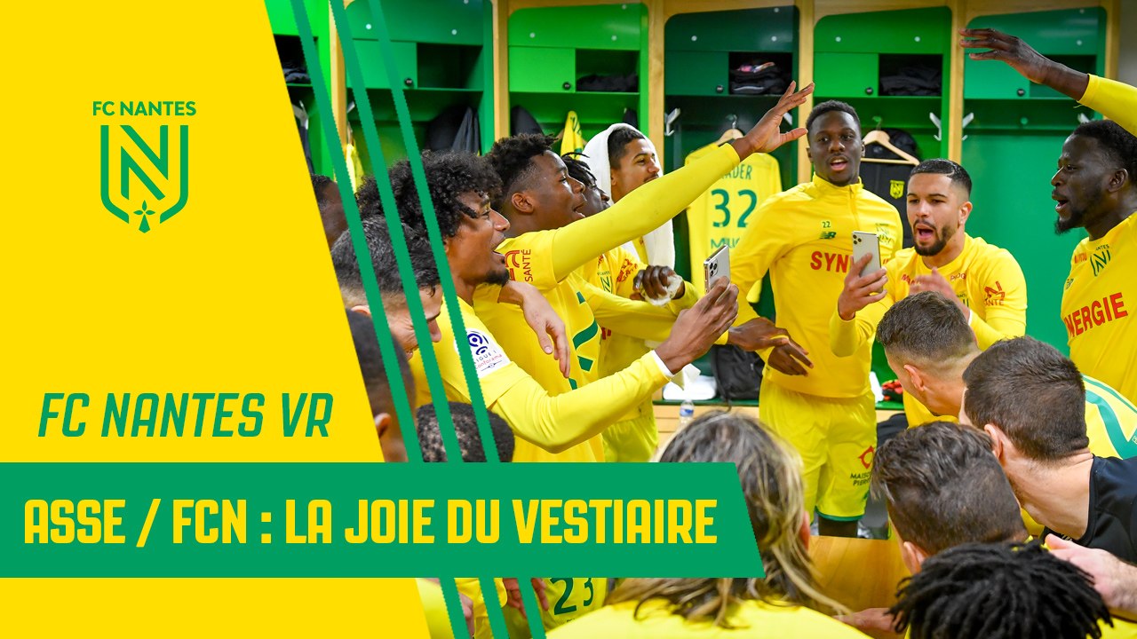 Vidéo 360° : la joie du vestiaire à St-Etienne