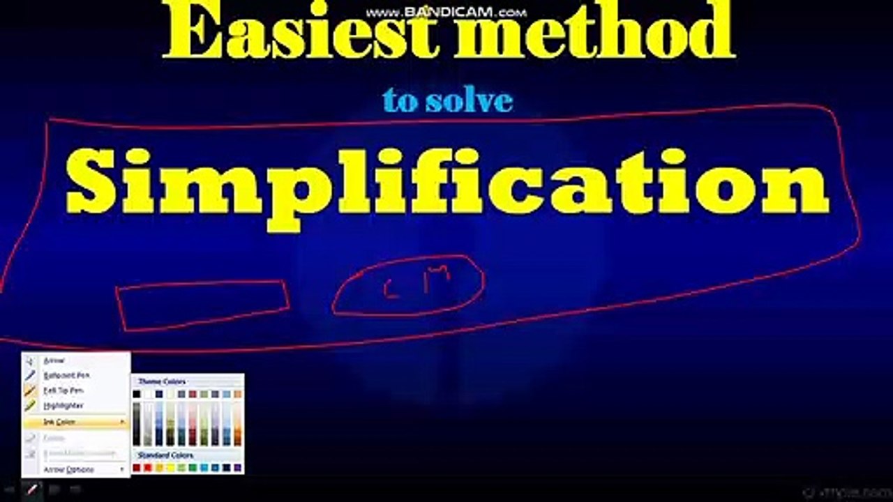 Get 10 marks within 3 minutes by using this method:Easiest method to solve simplification