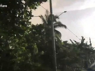 Dark grey cloud fills sky from Philippines’ Taal volcano