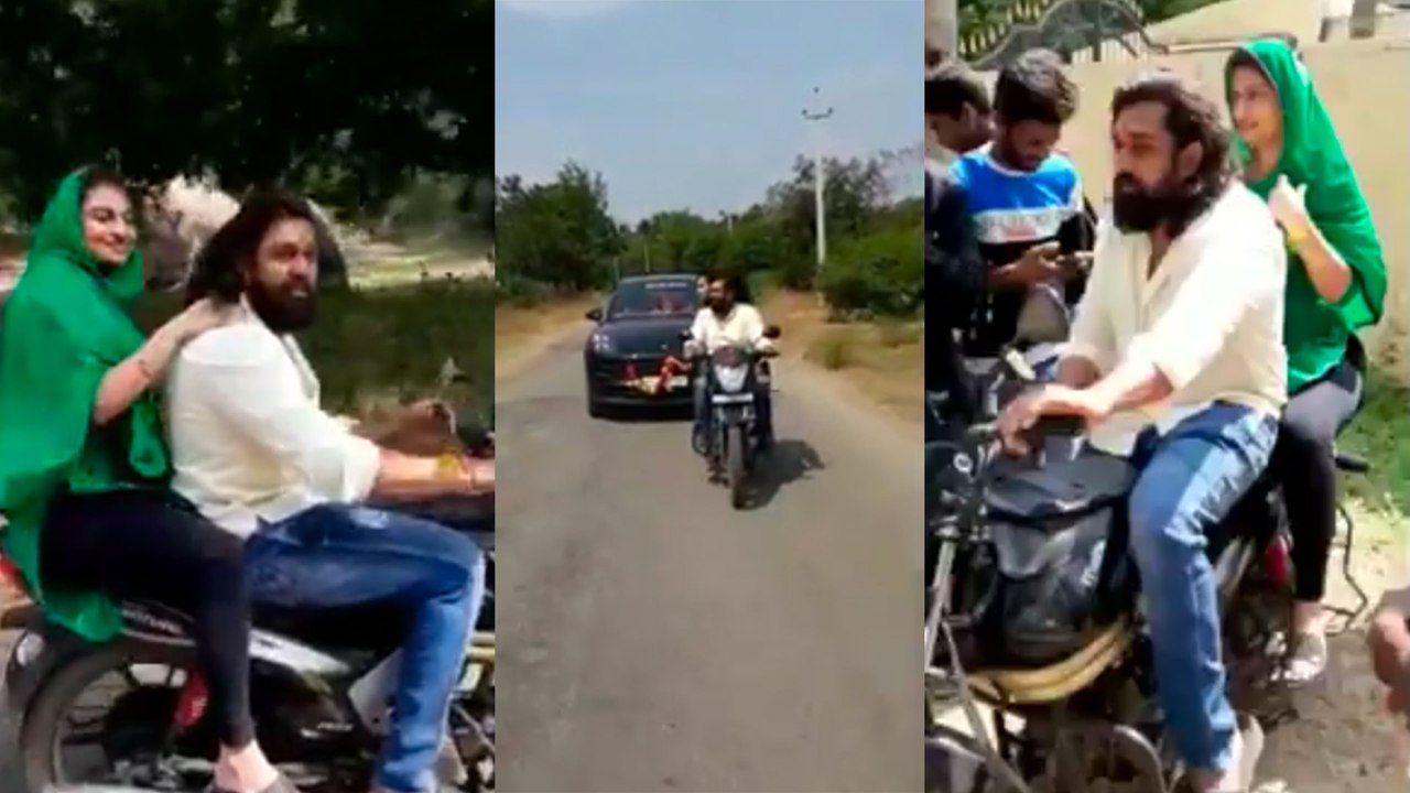 ಹೆಂಡತಿ ಜೊತೆ ಜಾಲಿ ರೈಡ್ ಹೊರಟ ಧೃವ | DHRUVA SARJA | RIDE | FILMIBEAT KANNADA