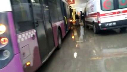 yolcuyu hastane acil servisine yetiştirdi