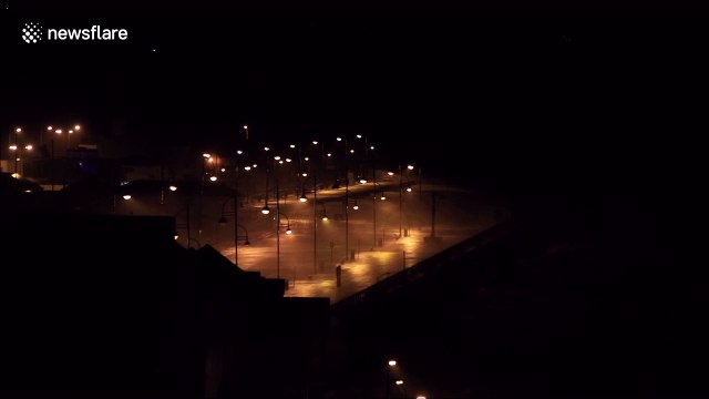 Strong winds and huge waves batter coast of County Waterford as Storm Brendan hits Ireland