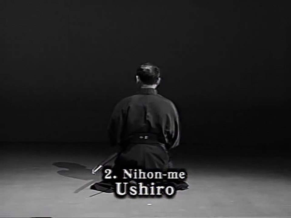 Iaido Kata Seitei 02 Nihon-me - Ushiro
