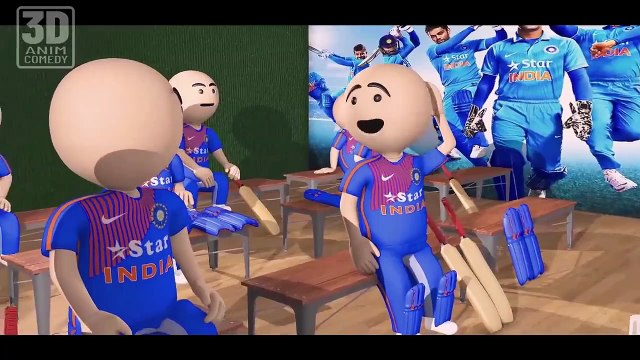 3D Anim Comedy - Cricket India Vs Westindies - Full Video - Last Over