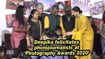 Deepika felicitates photojournalists at 'Photography Awards 2020'