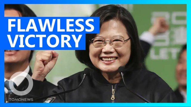 Taiwan President Tsai wins 2nd term in massive landslide