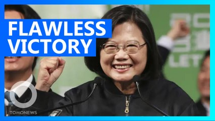 Taiwan President Tsai wins 2nd term in massive landslide