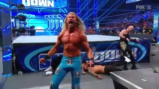 King Corbin and his court slam Roman Reigns through a table- SmackDown, Jan. 10, 2020