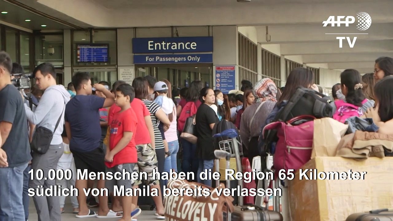 Vulkanasche macht Philippinern zu schaffen