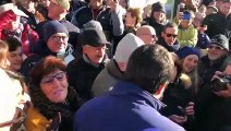 Salvini - Mattinata al mercato di Borgo Val di Taro (Parma) (13.01.20)