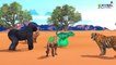 Angry Gorilla 3D Vs Dinosaur Fighting Animation Short Film - Cartoon Animals Funny Short Movie