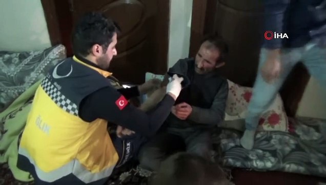 Karda mahsur kalan kalp hastası için seferberlik